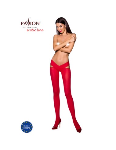 PASSION - COLLANT TIOPEN 005 ROSSO 1/2 60 DEN