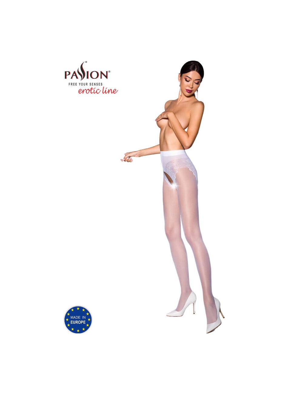 PASSION - TIOPEN 006 COLLANT BIANCO 1/2 30 DEN PASSION - TIOPEN 006 COLLANT BIANCO 1/2 30 DEN