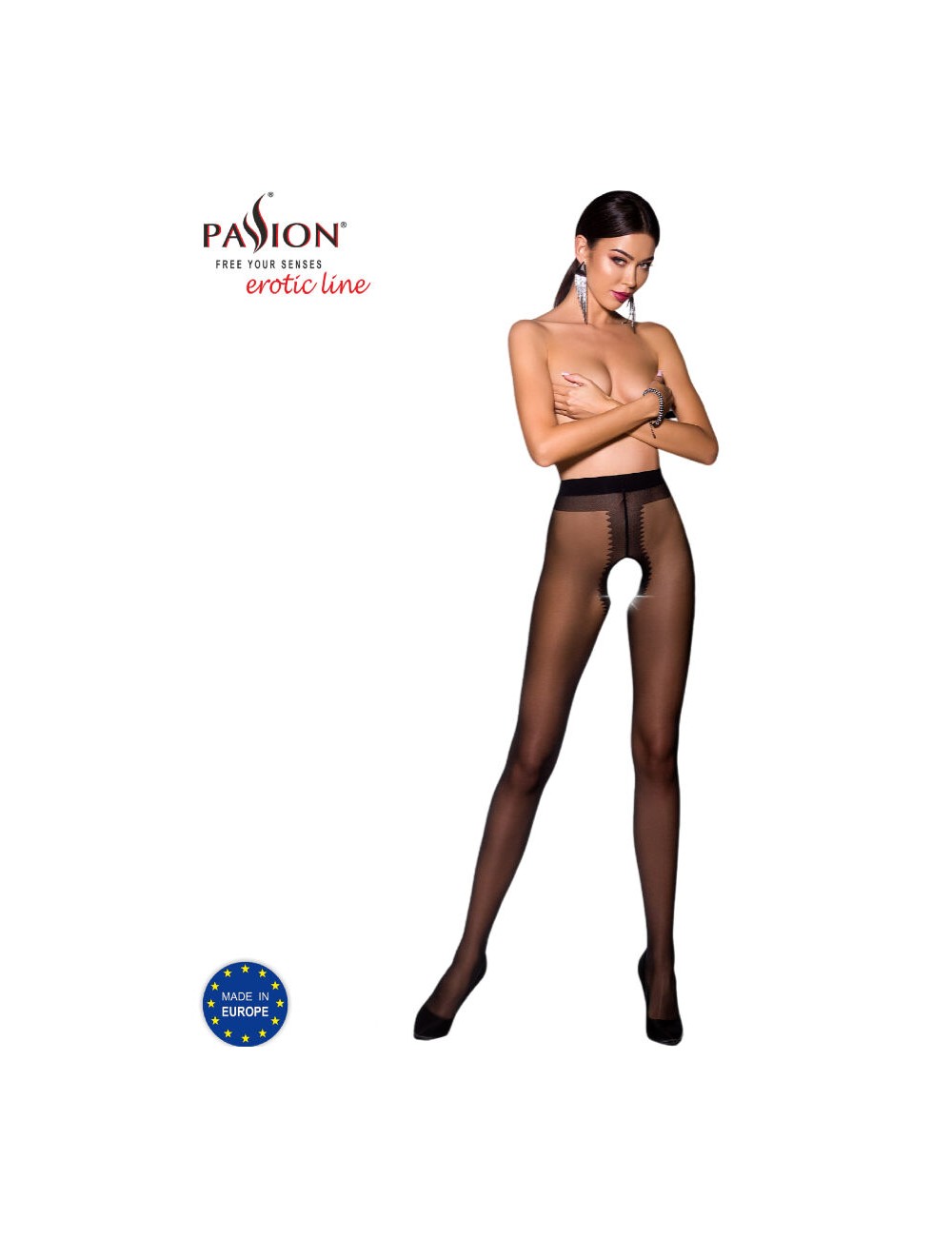 PASSION - COLLANT TIOPEN 007 NERO 1/2 20 DEN