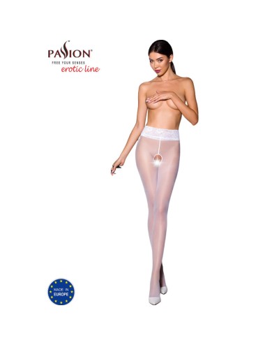 PASSION - TIOPEN 008 COLLANT BIANCO 3/4 30 DEN