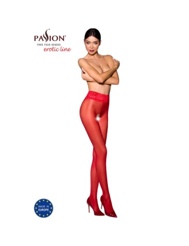 PASSION - TIOPEN 008 COLLANT ROSSO 1/2 30 DEN