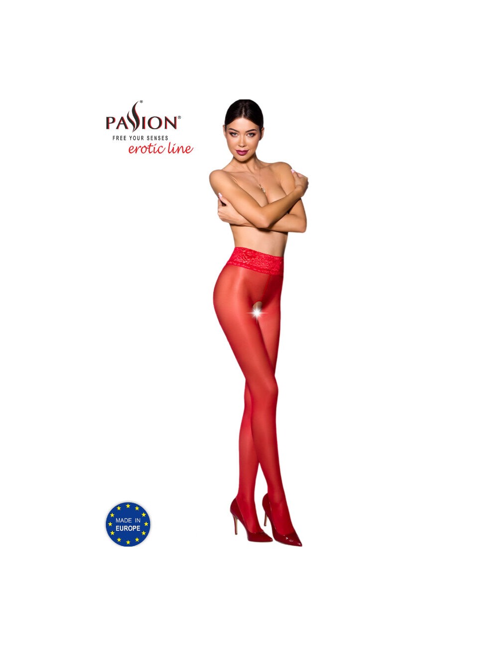 PASSION - TIOPEN 008 COLLANT ROSSO 3/4 30 DEN PASSION - TIOPEN 008 COLLANT ROSSO 3/4 30 DEN