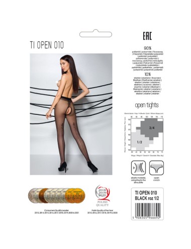 PASSION - TIOPEN 010 COLLANT NERO 1/2 20 DEN