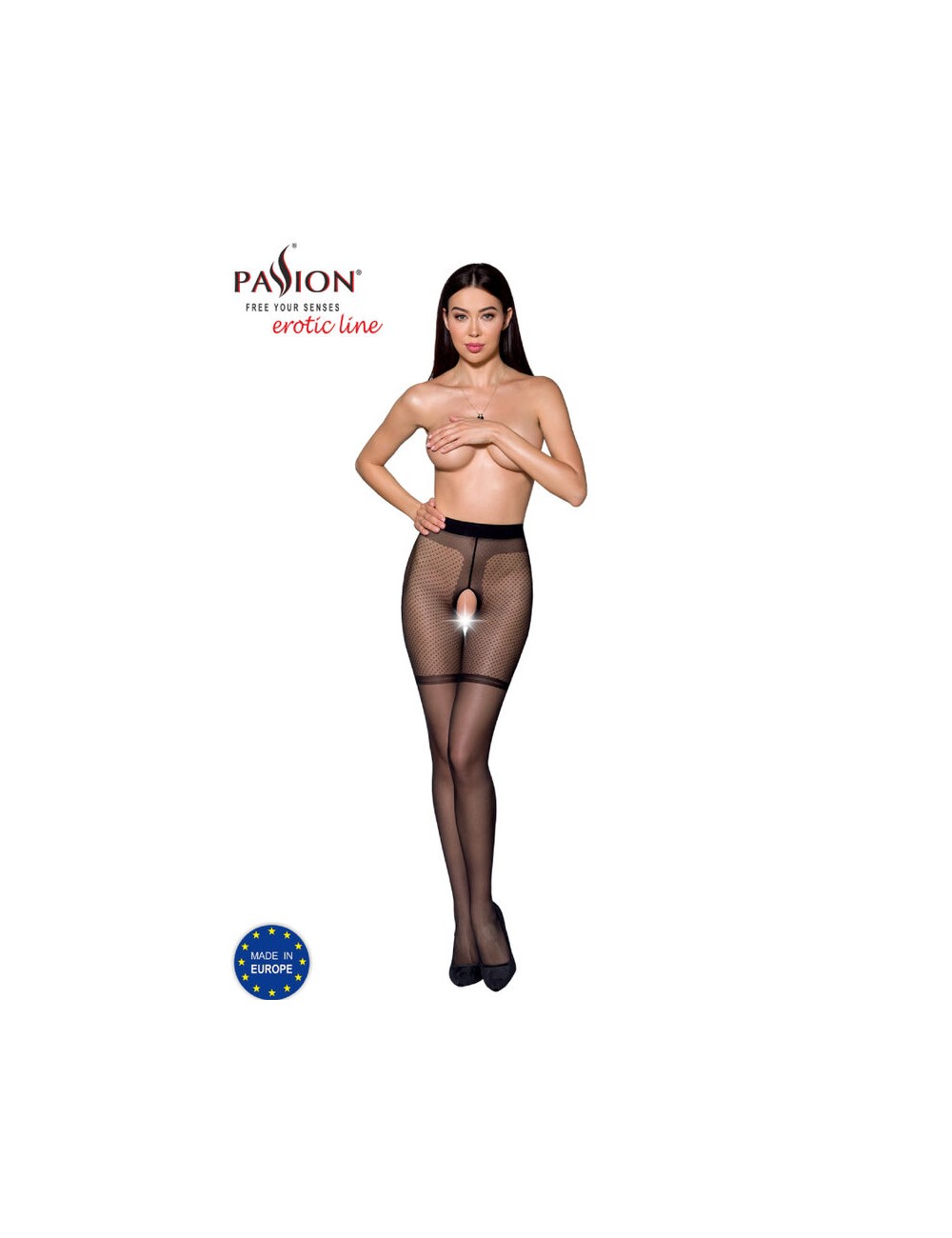 PASSION - TIOPEN 011 COLLANT NERO 3/4 20 DEN PASSION - TIOPEN 011 COLLANT NERO 3/4 20 DEN