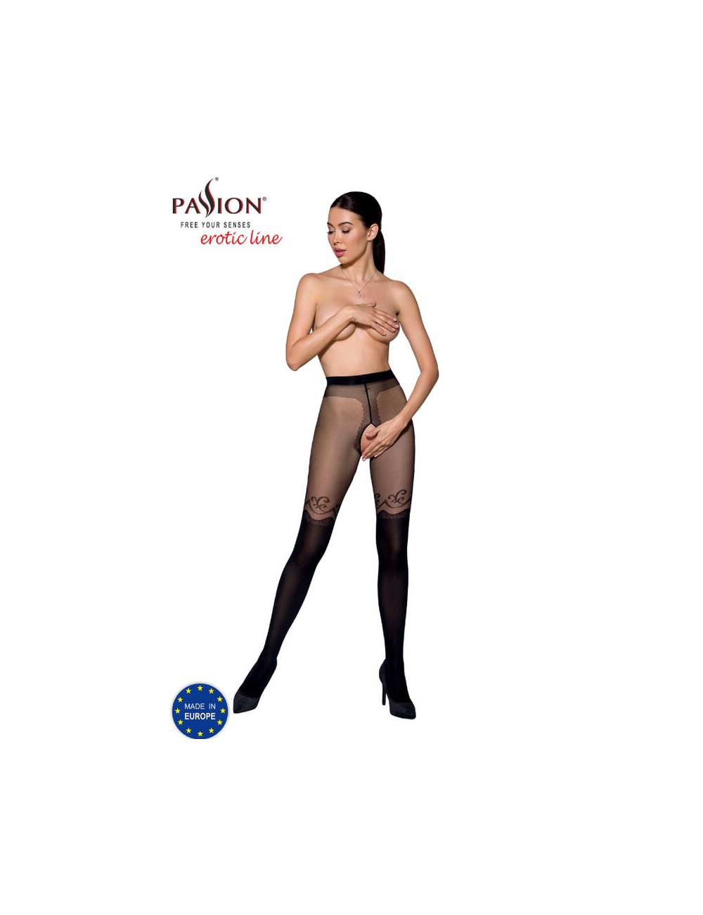 PASSION - TIOPEN 012 COLLANT NERO 3/4 20/40 DEN