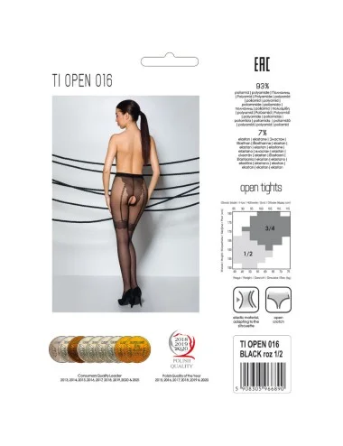 PASSION - TIOPEN 016 COLLANT NERO 3/4 20 DEN