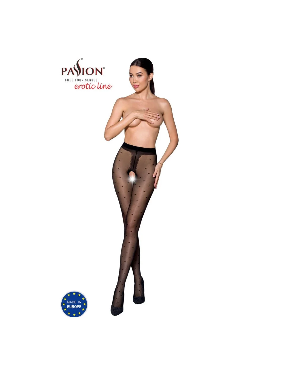 PASSION - TIOPEN 018 COLLANT NERO 3/4 20 DEN PASSION - TIOPEN 018 COLLANT NERO 3/4 20 DEN