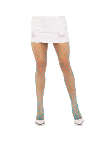 LEG AVENUE - COLLANT A RETE DIAMANTE BLU