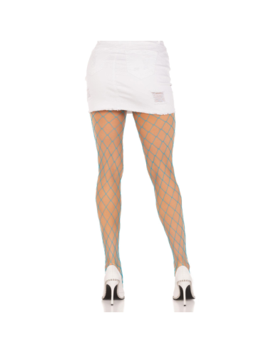 LEG AVENUE - COLLANT A RETE DIAMANTE BLU