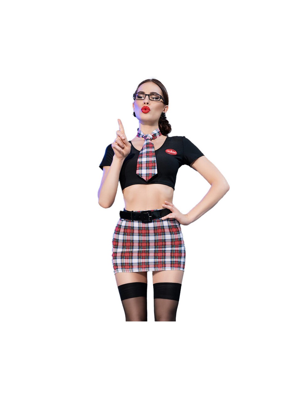 CHILIROSE - CR 4425 COSTUME SCUOLA NERO S/M CHILIROSE - CR 4425 COSTUME SCUOLA NERO S/M