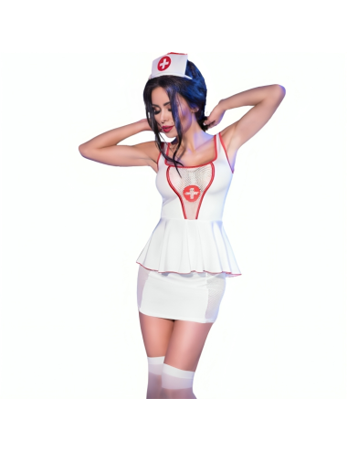 CHILIROSE - CR 4160 COSTUME DA INFERMIERA TOP E GONNA S/M