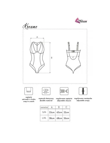 LIVCO CORSETTI FASHION - KREAME LC 90546 CORPO NERO
