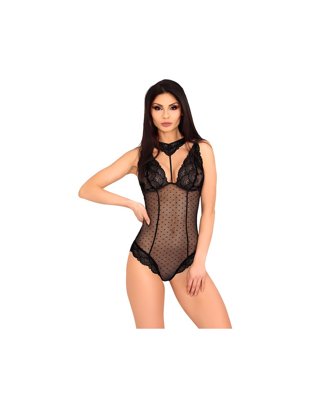 LIVCO CORSETTI FASHION - KREAME LC 90546 BODY NERO L/XL
