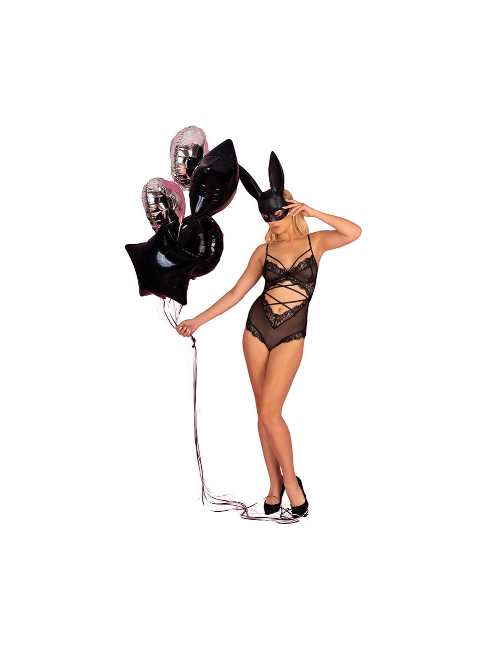 LIVCO CORSETTI FASHION - KYLSSIAM LC 90613 BODY NERO L/XL