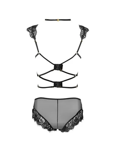 LIVCO CORSETTI FASHION - PALMENOM LC 90614 REGGISENO + SLIP NERO
