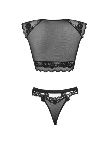 LIVCO CORSETTI FASHION - TIMOSAN LC 90631 REGGISENO + SLIP NERO