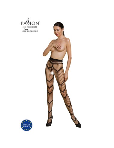 PASSION - COLLEZIONE ECO BODYSTOCKING ECO S006 NERO