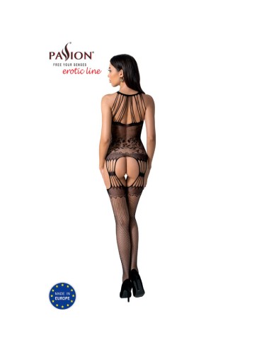 PASSION - BS095 BODYSTOCKING NERO TAGLIA UNICA