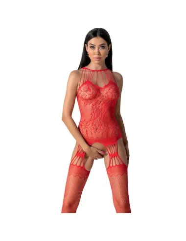 PASSION - BS095 BODYSTOCK ROSSO TAGLIA UNICA