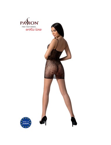 PASSION - BS096 BODYSTOCKING NERO TAGLIA UNICA