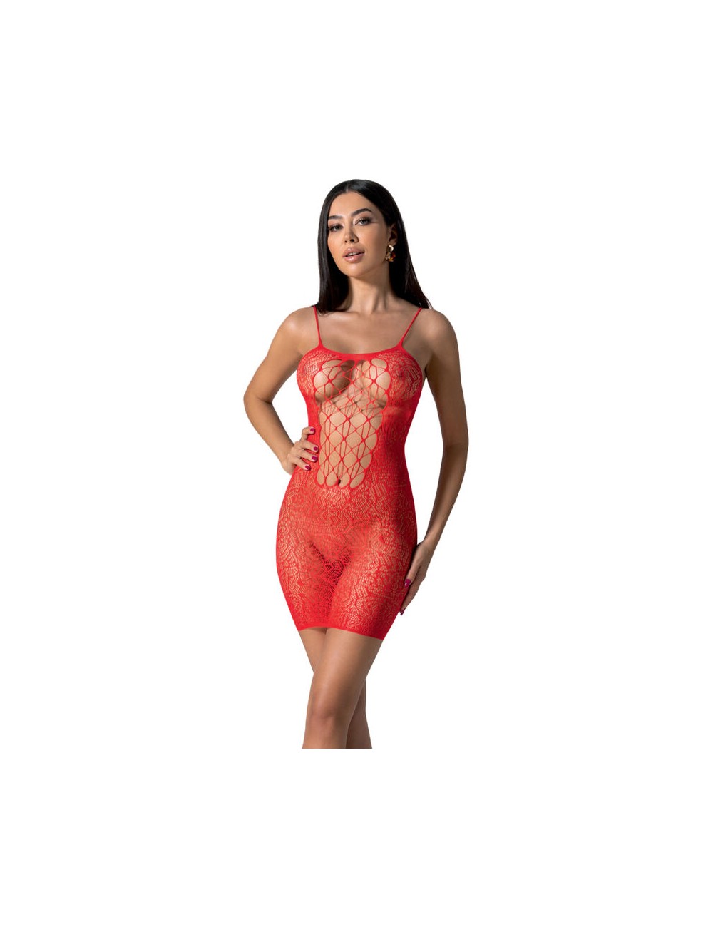 PASSION - BS096 BODYSTOCK ROSSO TAGLIA UNICA PASSION - BS096 BODYSTOCK ROSSO TAGLIA UNICA