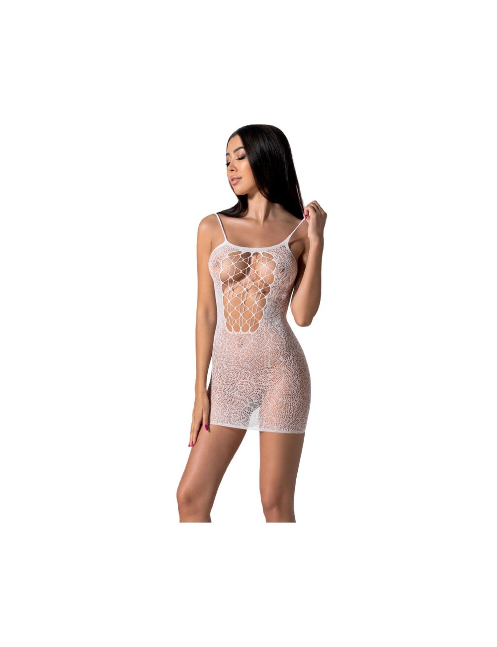 PASSION - BS096 BODYSTOCKING BIANCO TAGLIA UNICA PASSION - BS096 BODYSTOCKING BIANCO TAGLIA UNICA