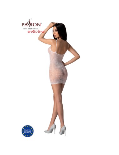 PASSION - BS096 BODYSTOCKING BIANCO TAGLIA UNICA