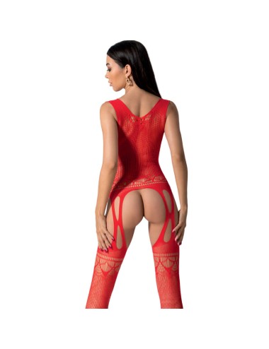 PASSION - BS099 BODYSTOCK ROSSO TAGLIA UNICA