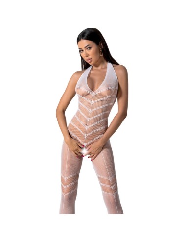 PASSION - BODYSTOCKING BIANCO BS100 TAGLIA UNICA