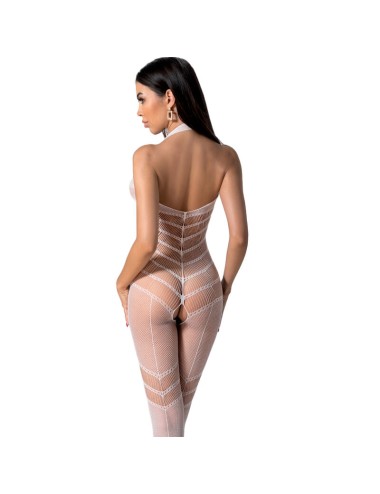 PASSION - BODYSTOCKING BIANCO BS100 TAGLIA UNICA