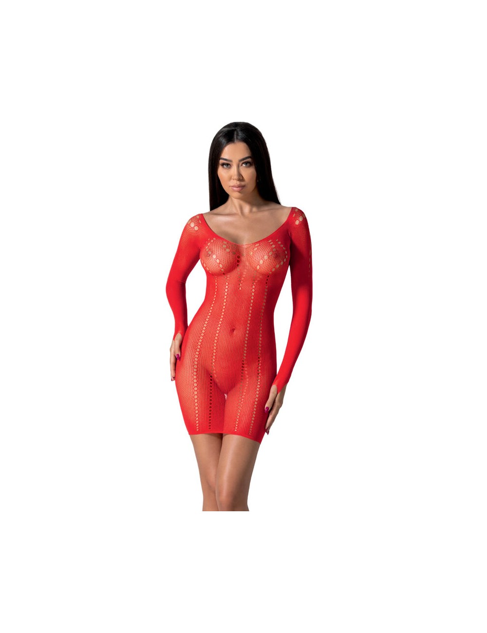 PASSION - BS101 BODYSTOCK ROSSO TAGLIA UNICA PASSION - BS101 BODYSTOCK ROSSO TAGLIA UNICA