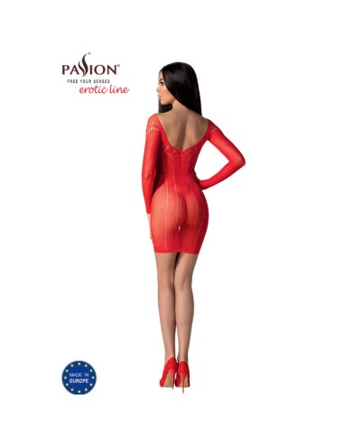 PASSION - BS101 BODYSTOCK ROSSO TAGLIA UNICA
