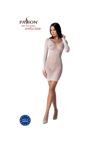 PASSION - BS101 BODYSTOCKING BIANCO TAGLIA UNICA