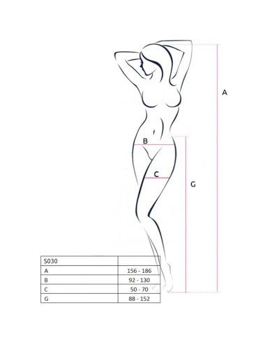 PASSION - S030 CALZE ROSSE CON GIARRETTIERA TAGLIA UNICA