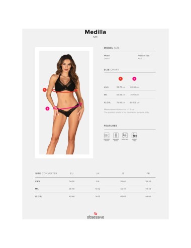 OBSESSIVE - MEDILLA SET DUE PEZZI M/L