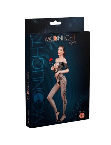 MOONLIGHT - MODELLO 10 BODYSTOCKING NERO TAGLIA UNICA