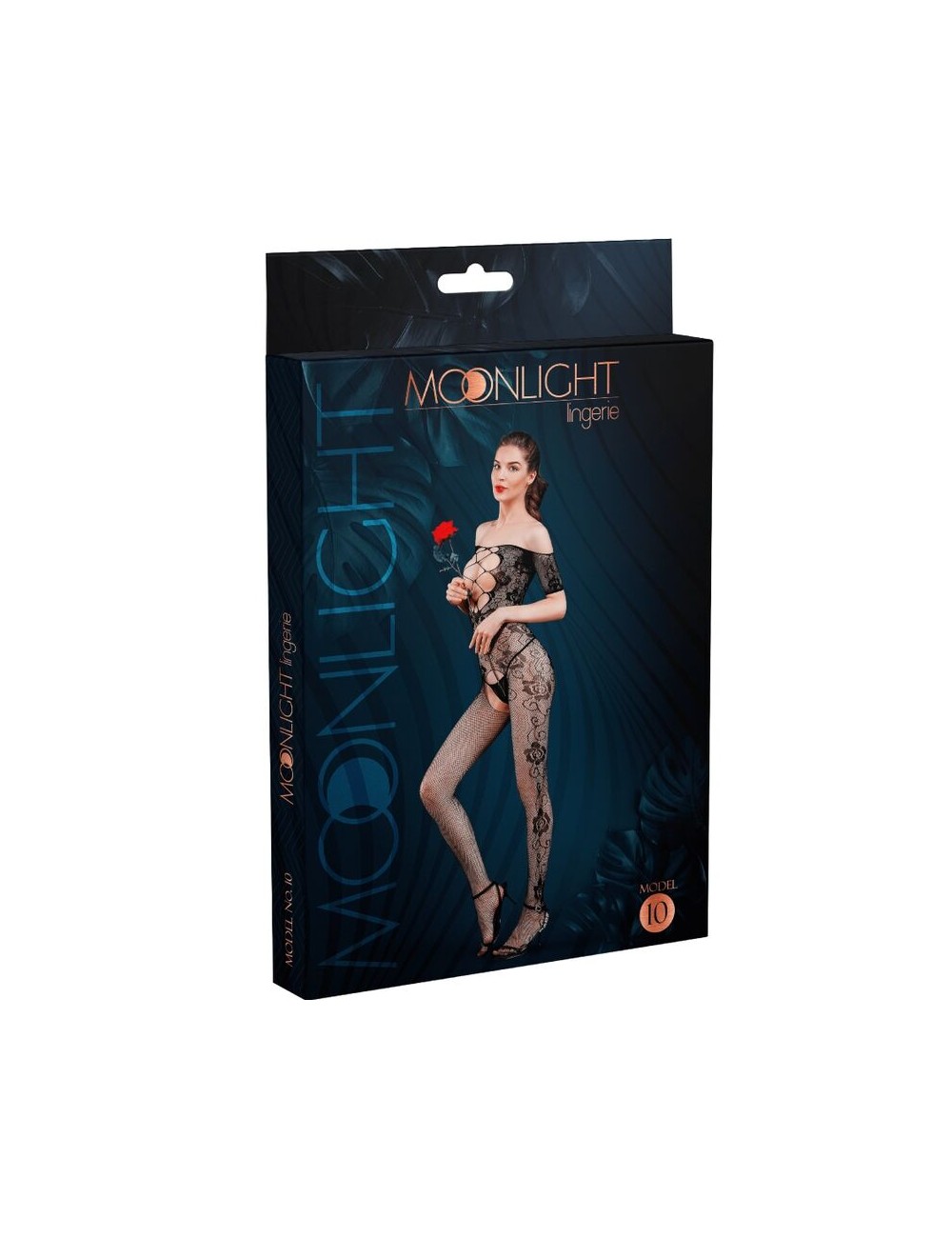 MOONLIGHT - MODELLO 10 BODYSTOCKING NERO TAGLIA UNICA MOONLIGHT - MODELLO 10 BODYSTOCKING NERO TAGLIA UNICA
