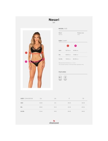OBSESSIVE - NESARI SET DUE PEZZI M/L