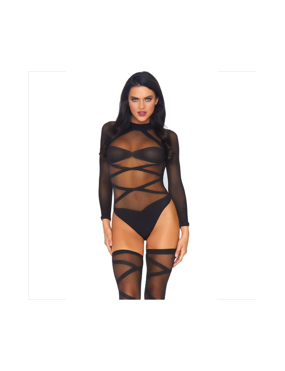 LEG AVENUE - SET 2 PEZZI CORPO E COSCIA