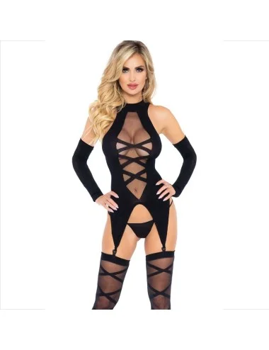 LEG AVENUE - SET 3 PEZZI BODY + LEG AVENUE - CALZE + MANICHE