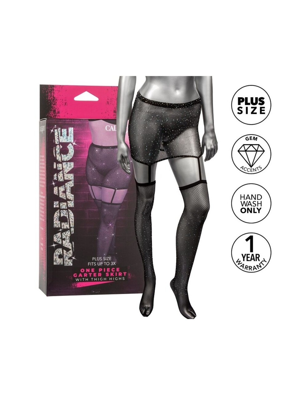 RADIANCE - GONNA REGGIGLIERE AUTOREGOLENTE TAGLIA PLUS RADIANCE - GONNA REGGIGLIERE AUTOREGOLENTE TAGLIA PLUS