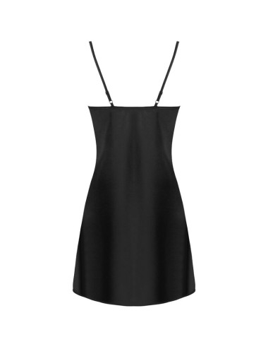 LIVCO CORSETTI FASHION - JACQUELINE LC 90249 VESTAGLIA + CAMICIA + PANTY NERO S/M