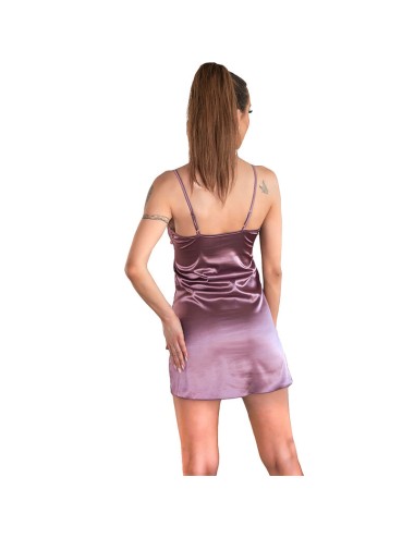 LIVCO CORSETTI FASHION - JACQUELINE LC 90249 VESTAGLIA + CAMICIA + PANTY VIOLA S/M