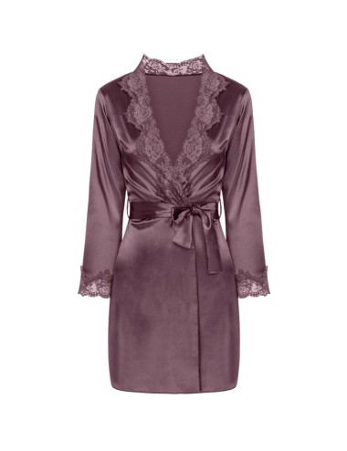 LIVCO CORSETTI FASHION - JACQUELINE LC 90249 VESTAGLIA + CAMICIA + PANTY VIOLA S/M