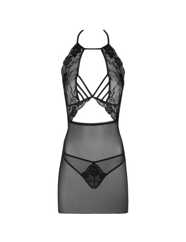 LIVCO CORSETTI FASHION - MALVIAMI LC 90625 CAMICIA + PANTY NERO