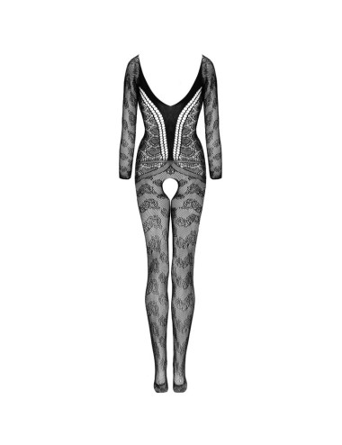 LIVCO CORSETTI FASHION - CORDILL LC 17358 BODYSTOCKING CROTCHLESS NERO TAGLIA UNICA