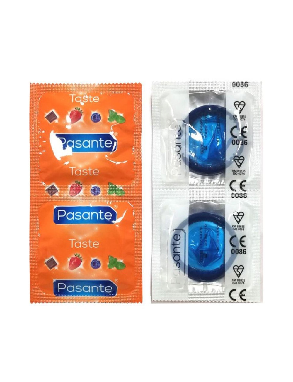 PASANTE - PRESERVATIVI GUSTO MIRTILLO BORSA 144 UNIT