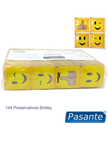 PASANTE - PRESERVATIVI SMILEY BAG 144 UNIT