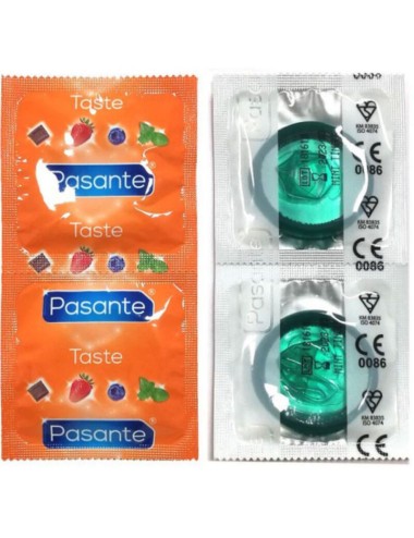 PASANTE - PRESERVATIVI GUSTO MENTA BORSA 144 UNIT