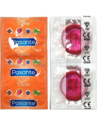PASANTE - PRESERVATIVI GUSTO FRAGOLA BORSA 144 UNIT